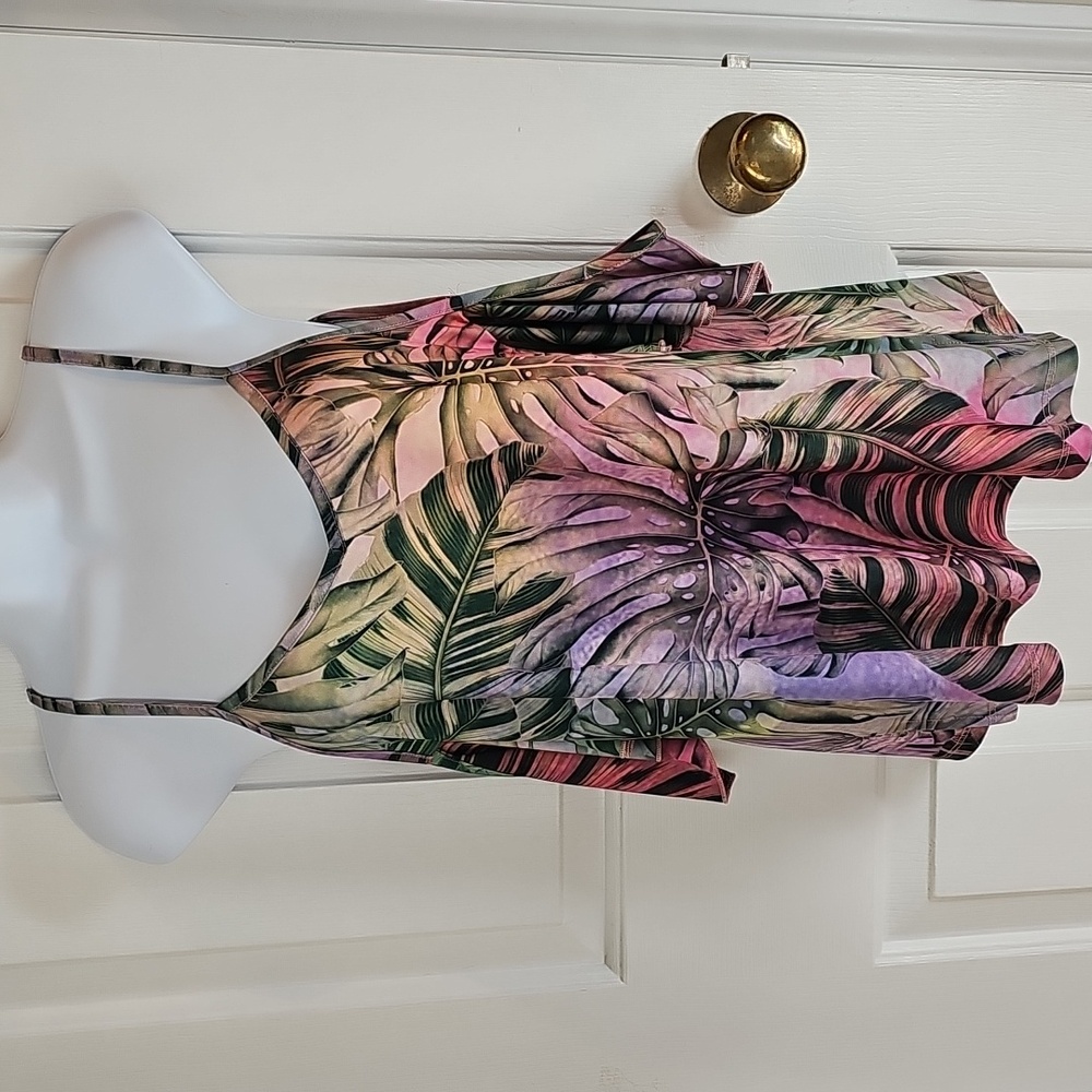 VENUS Tropical print tank top, XS